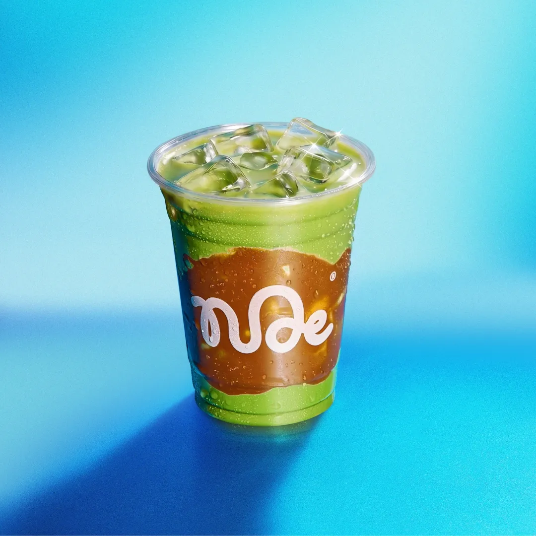 Iced Miso Blondie Matcha