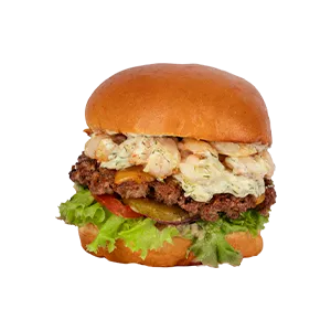 Angus & Shrimp Burger