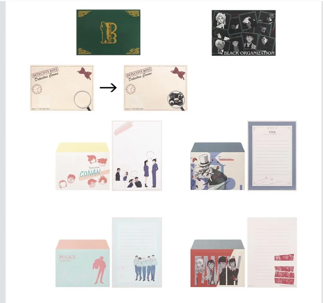 Conan letter set