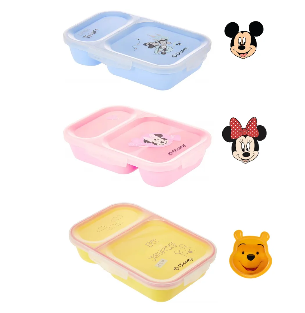 Disney Food Container Plastic - Available 3 Characters