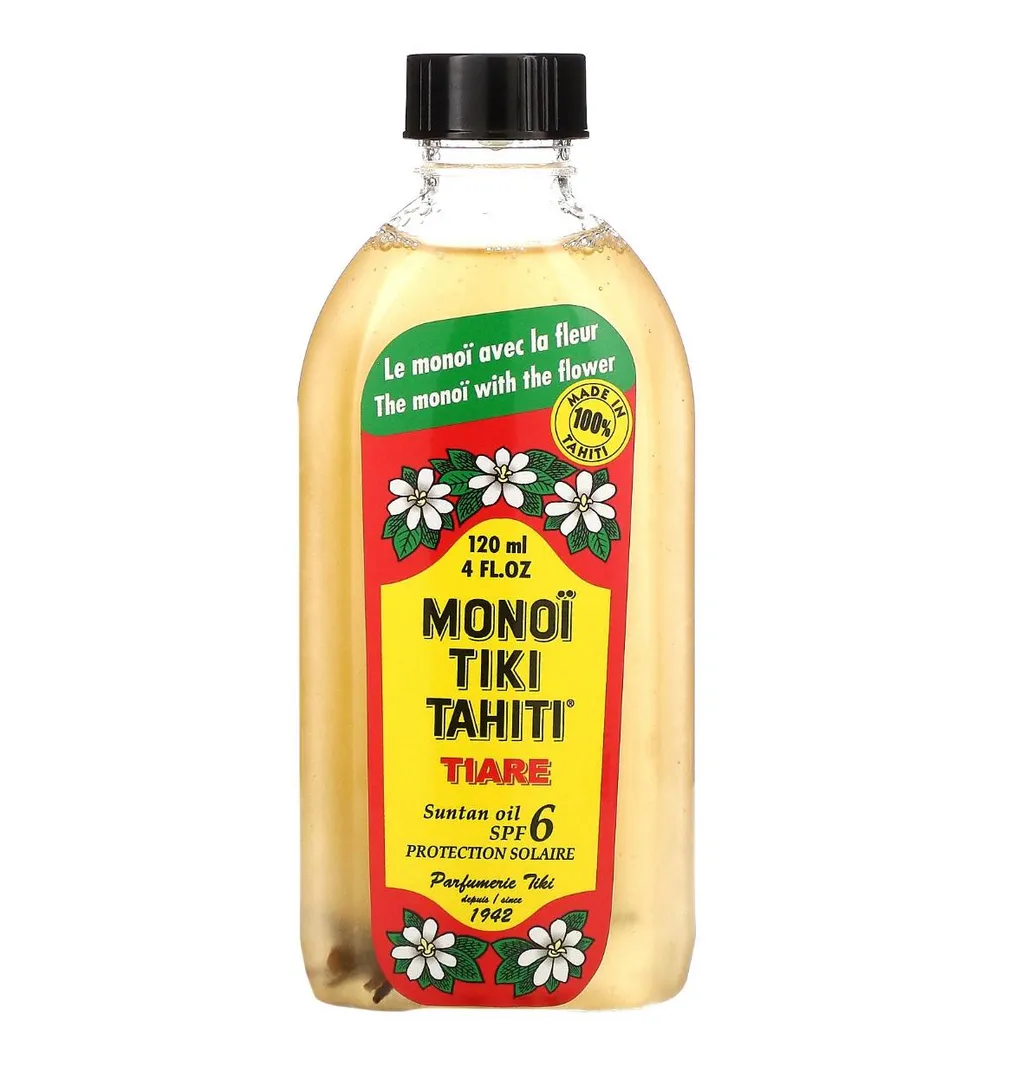 Monoï Tiki Tahiti tanning oil SPF 6