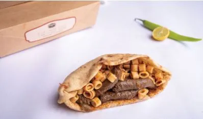 رغيف مكرونه سجق بلدي