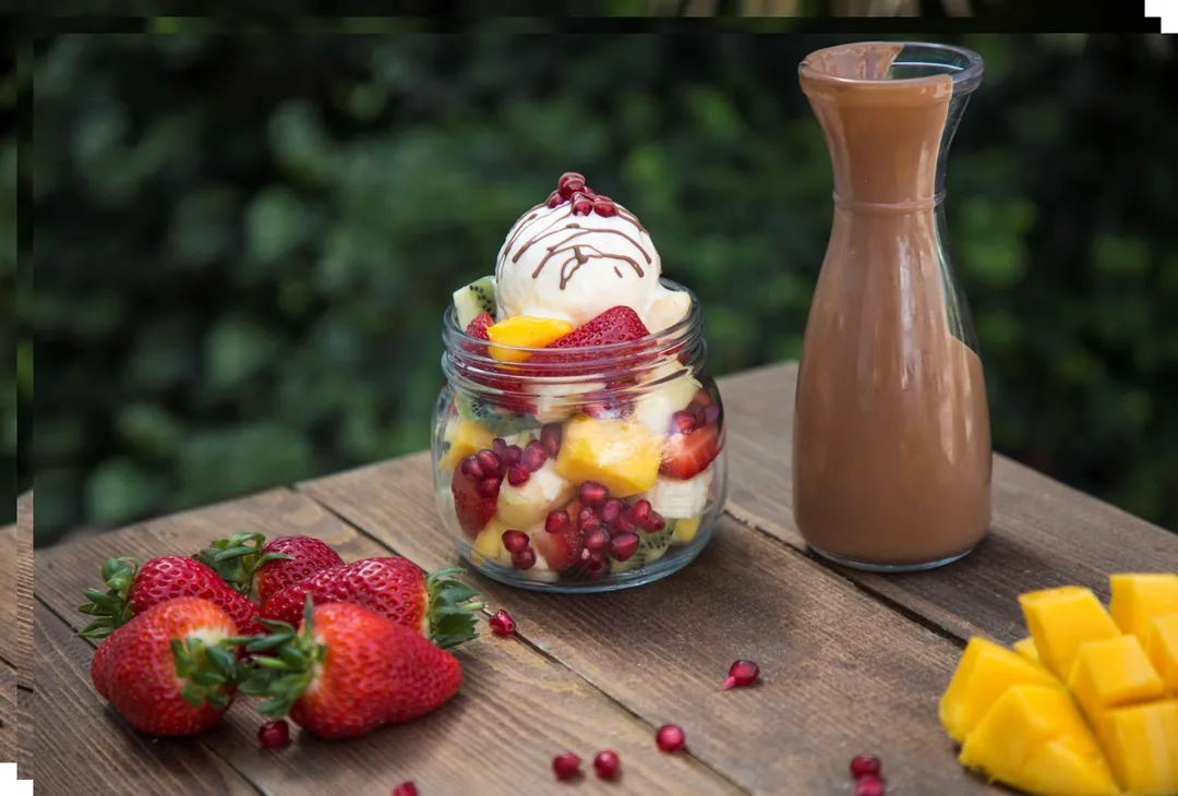 Fruits Ice-Cream Jar