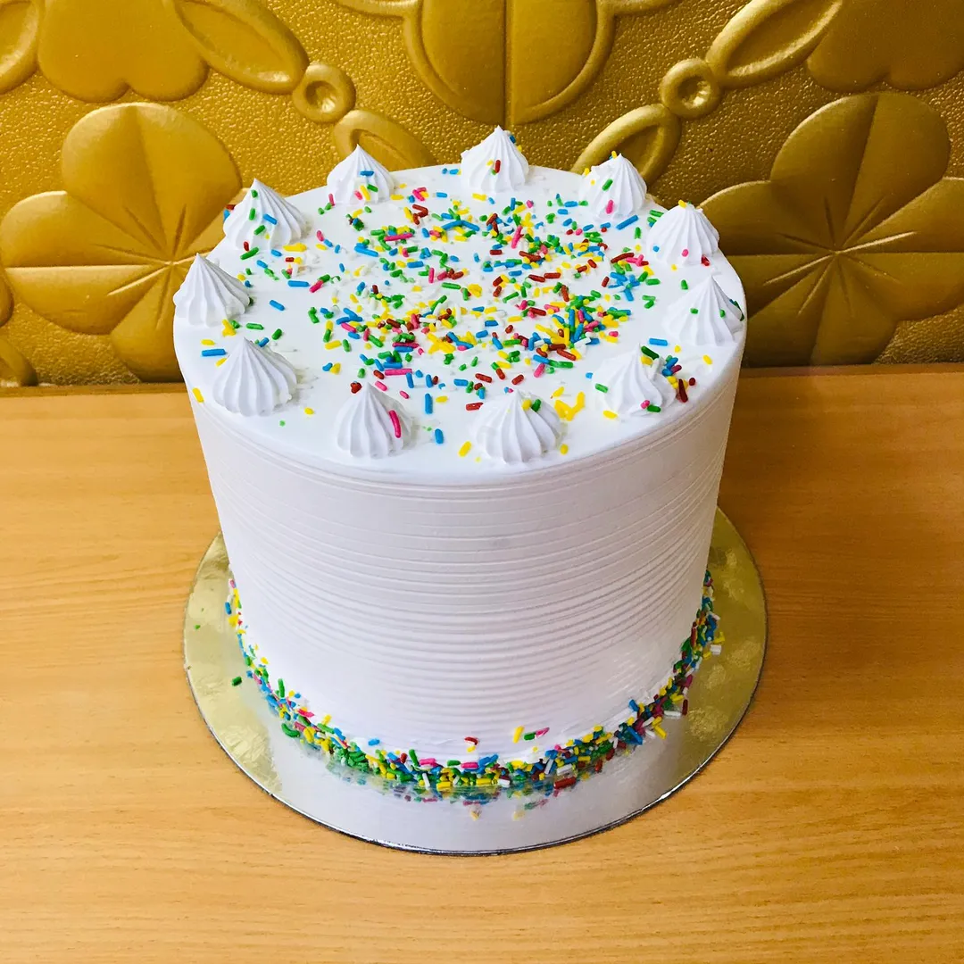 cake with sprinkles