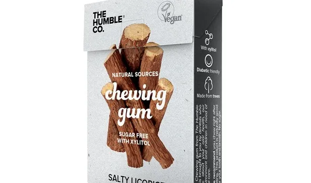 Humble Natural Chewing GUM - Salty Licorice 20g