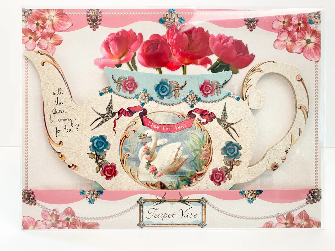 Tea pot vase