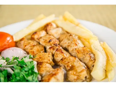 وجبة شيش طاووق