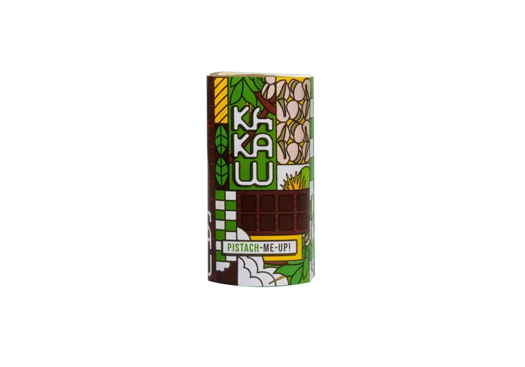 Kakaw Chocolate Bar filled with Pistachio Paste