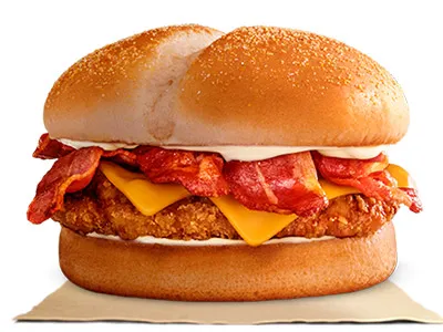 Bacon Chicken Burger (Non-Pork)