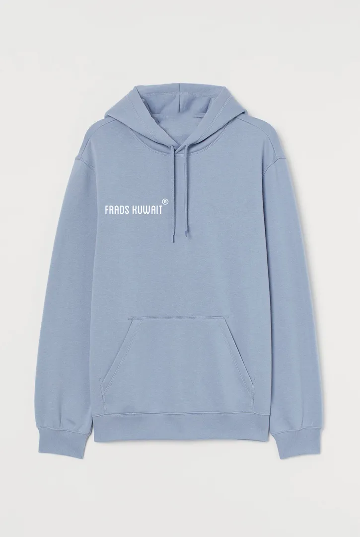 Baby blue hoodie