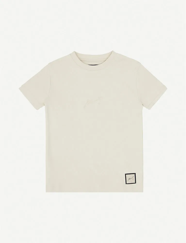 Prevu Logo-Embroidered Cotton T-Shirt 4-14 Years