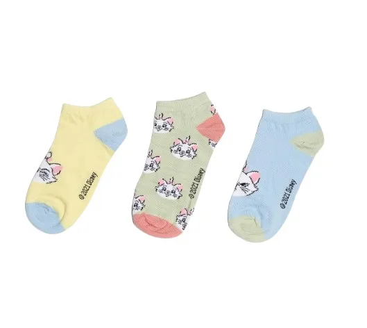 Disney Marie Set of 3 Pair Socks