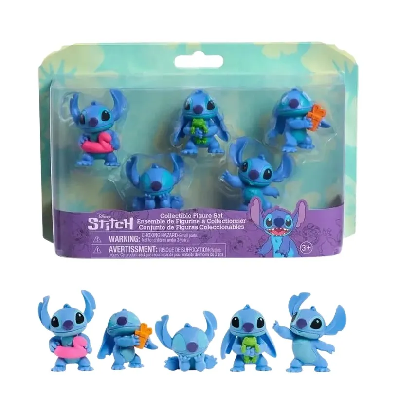 Stitch 5 PCS Mini Figure Set
