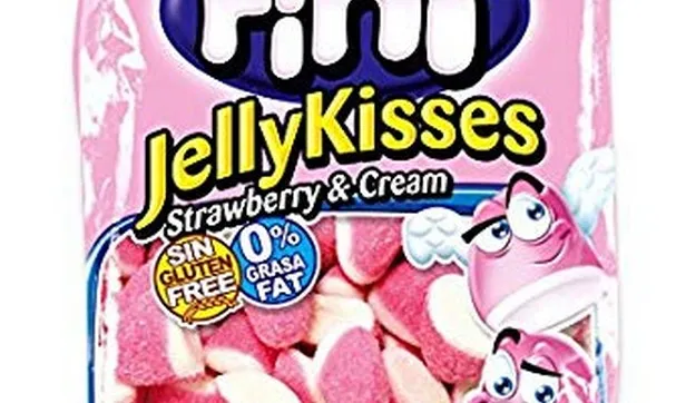 Fini Jellykisses Strawberry & Cream 100Gm