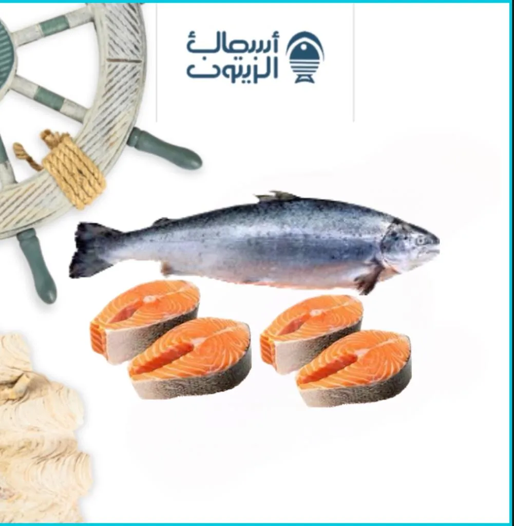 سالمون نص كيلو