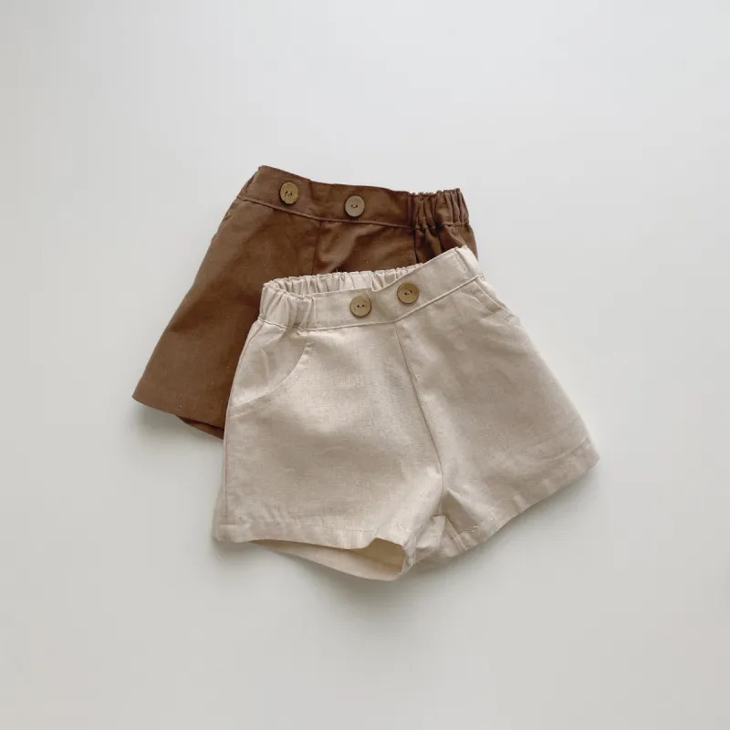 Linen short (Beige)