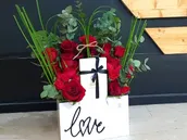 Love Day Steel Glass Box