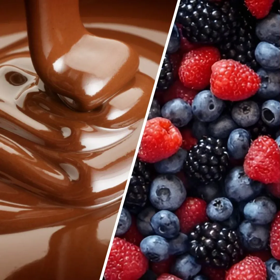 Chocolate & Mixed Berries crepe Free.
