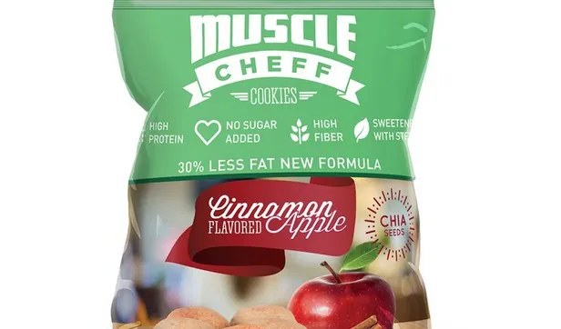 Muscle Cheff Cookies Cinammon apple 70gm
