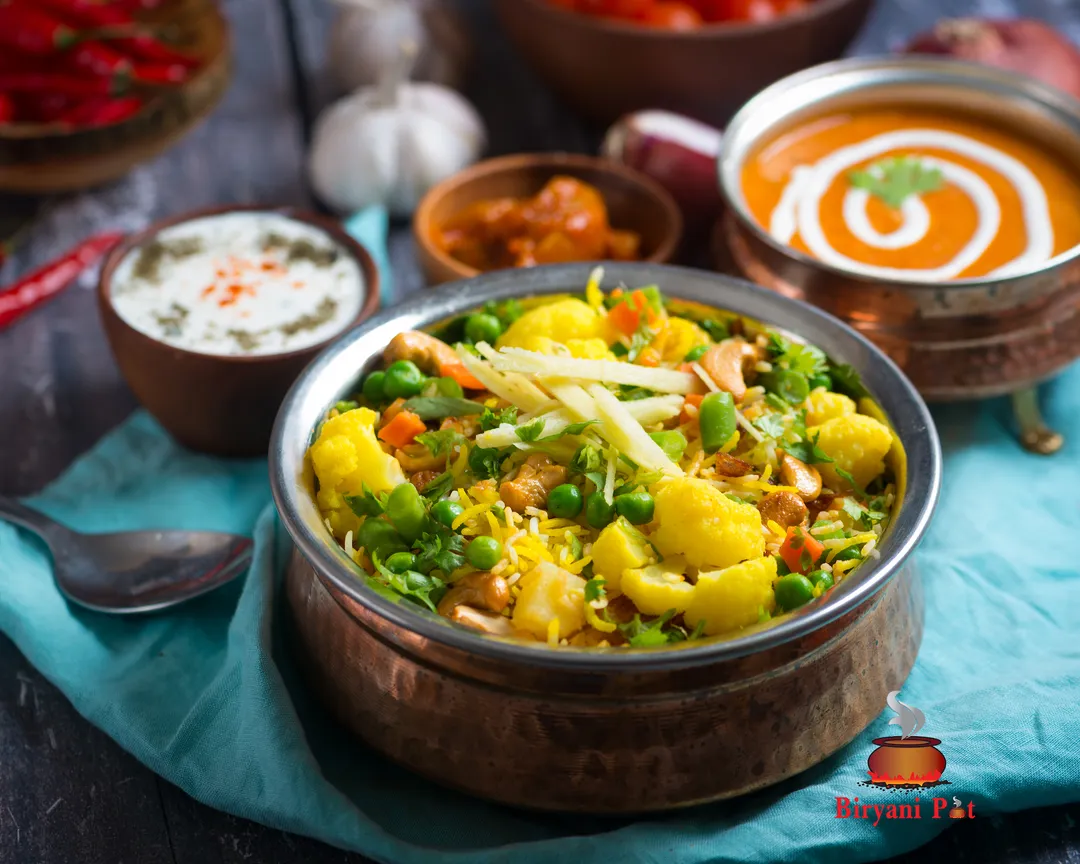 Vegetable Dum Biryani 