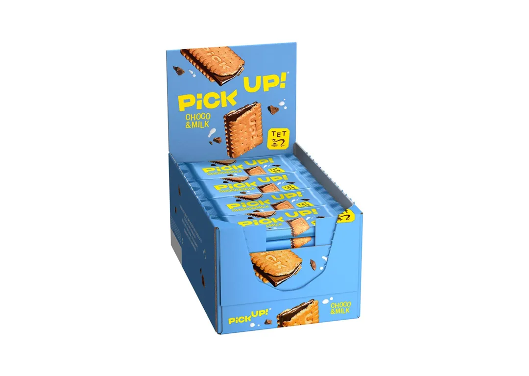 Bahlsen Pick Up Biscuits with Choco & Milk filling 24 Pieces x 28g