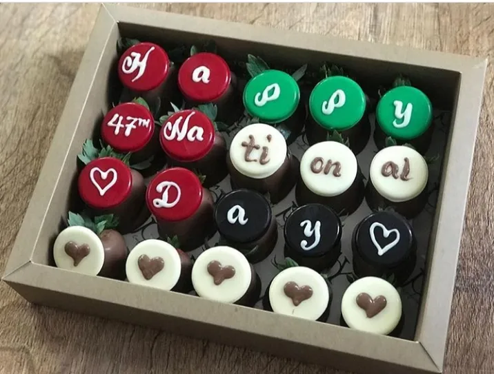 National Day Strawberry Box