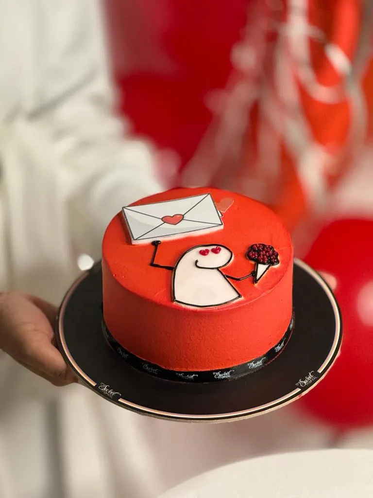 Our love Message Cake