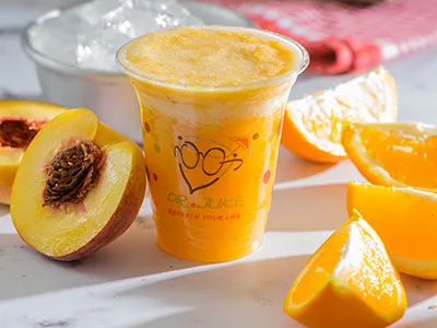 Orange With Peach 