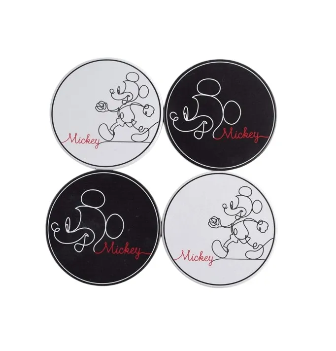 Mickey Mouse Ceramic Coaster 4 PCS Set