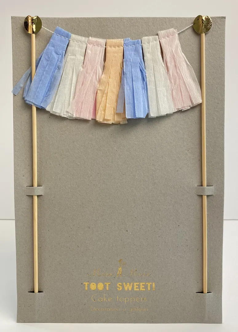 Tassel cake topper