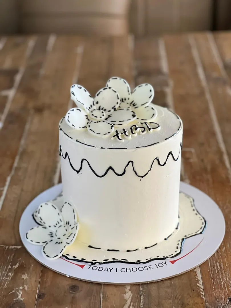 Flower Comic Cake