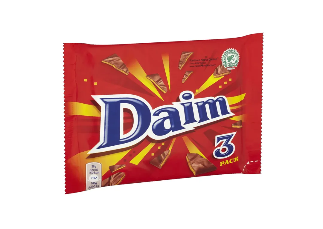 Daim Chocolate with Caramel Filling 3 Pieces