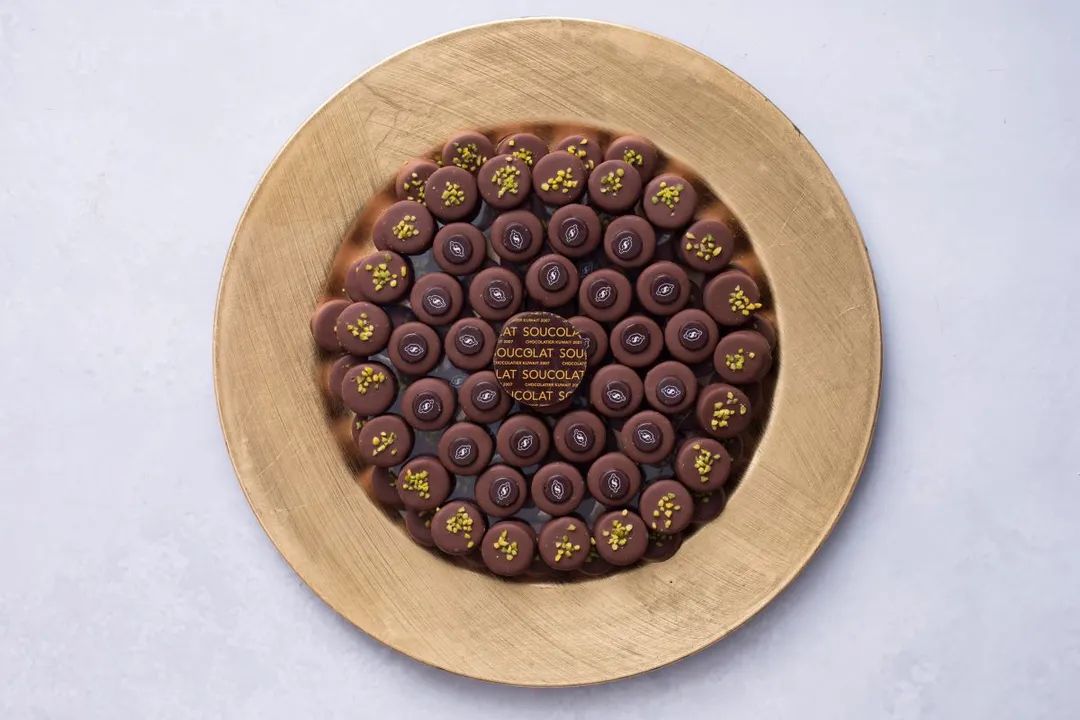Classic Gold Tray With Mixed Chocolate
