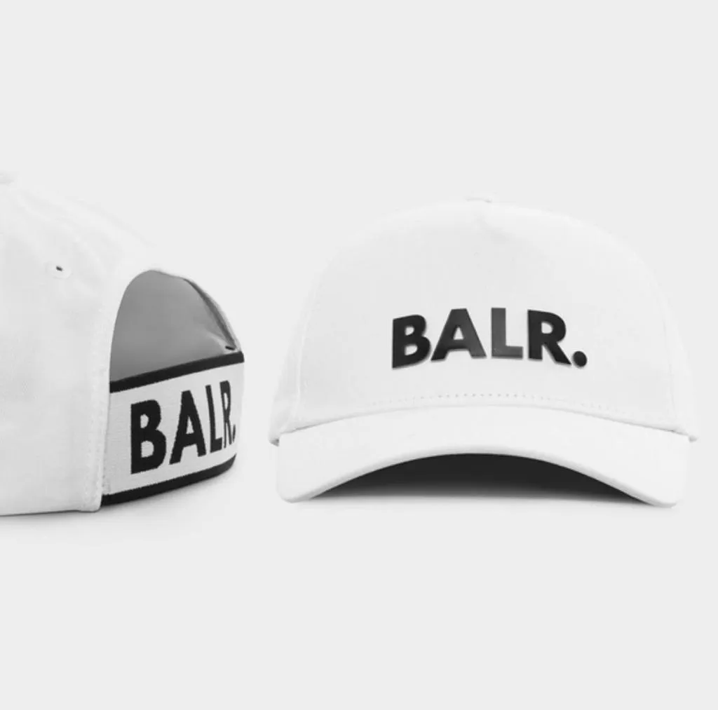 BALR LOUNGE CAP WHITE