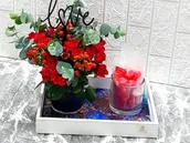 Classic Valentine Blue Tray