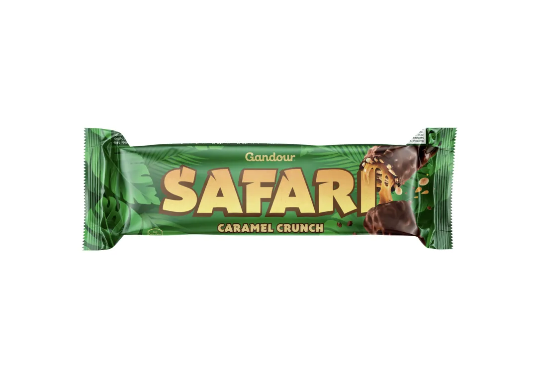 Safari Gandour Chocolate Caramel 25g x 24 Pieces