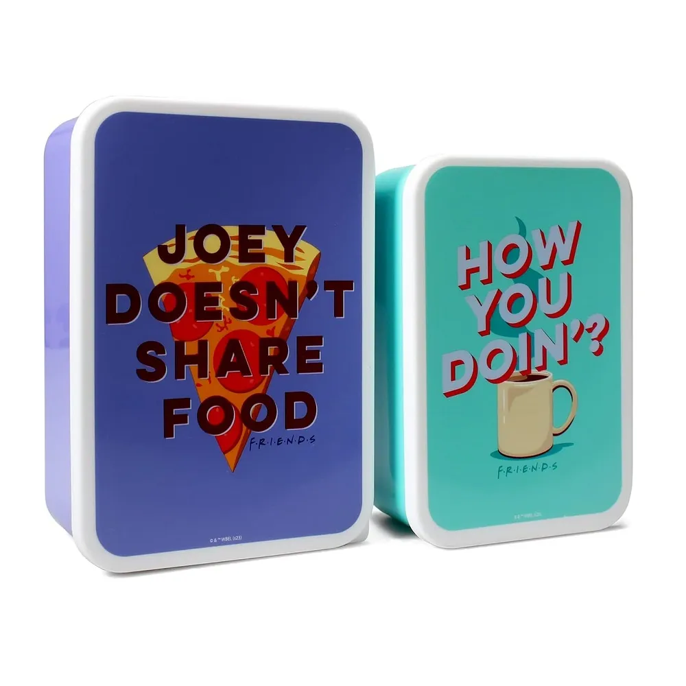 Friends 2 Plastic Lunch Boxes