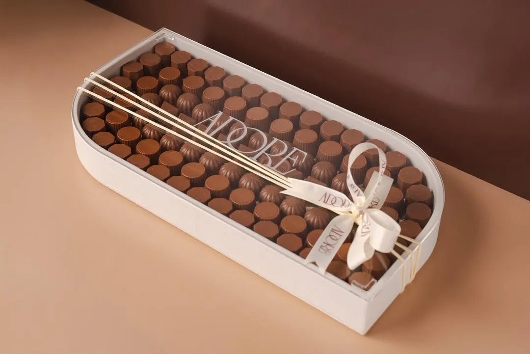 Leather Corner Tray Classic