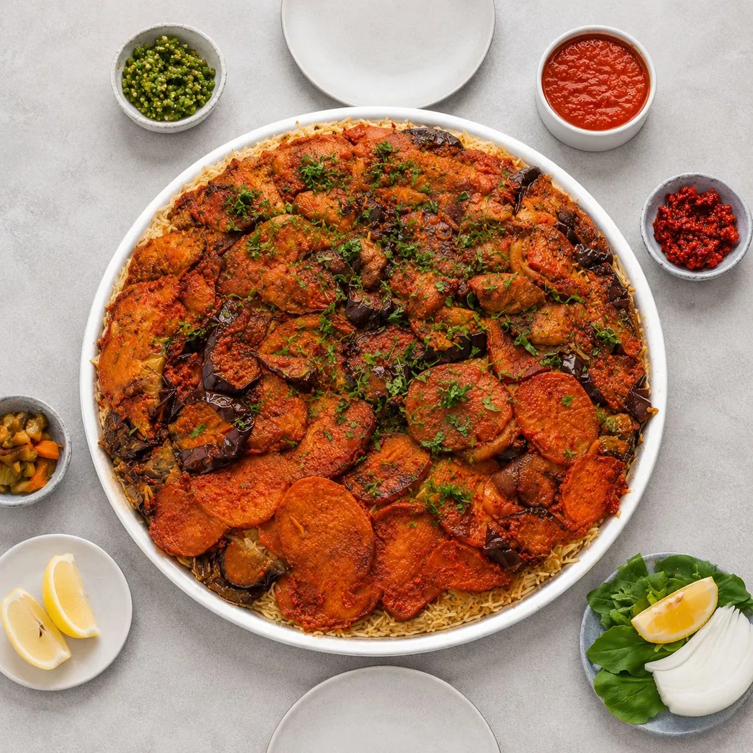 Chicken Makloba Tray