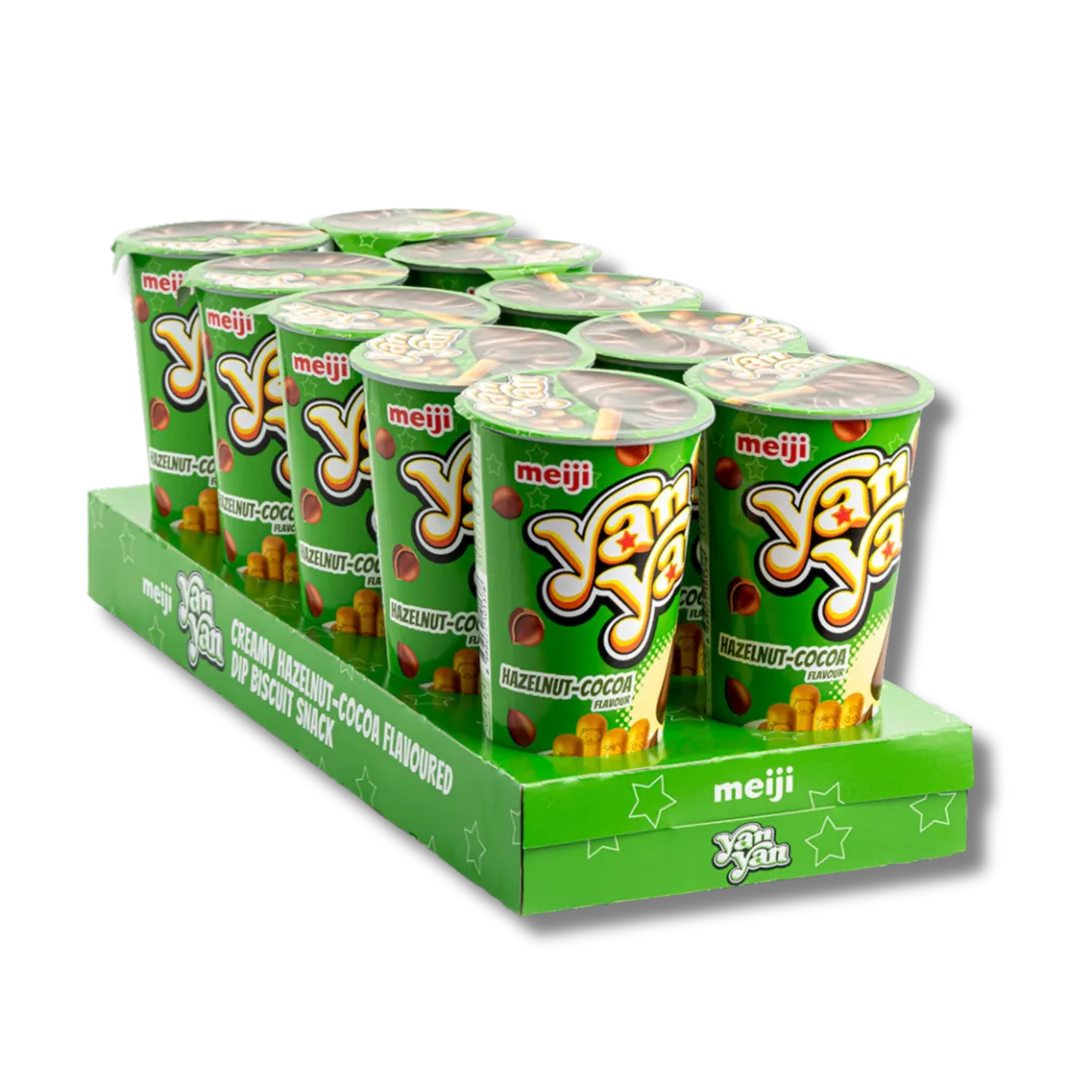 Meiji Yan Yan Biscuit Hazelnuts 44g