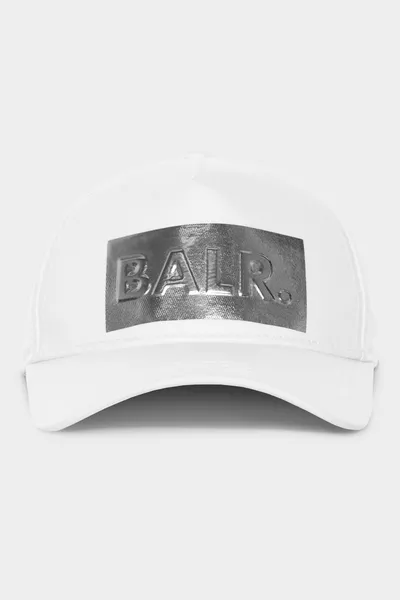 BALR SILVER CLUB CAP WHITE