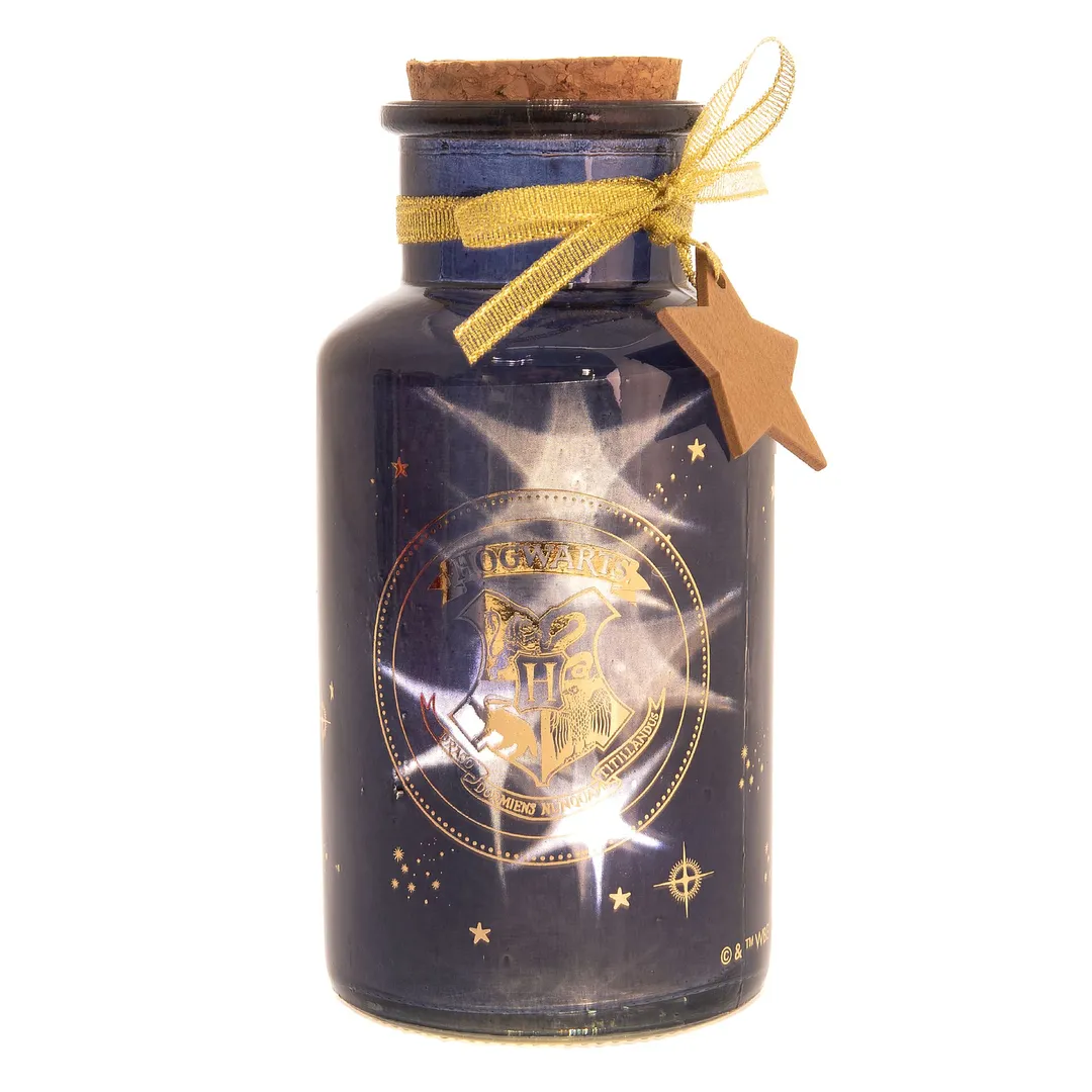 Harry Potter Hogwarts Crest Light Up Lantern Jar