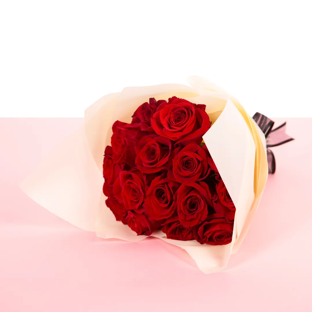 Red roses bouquet
