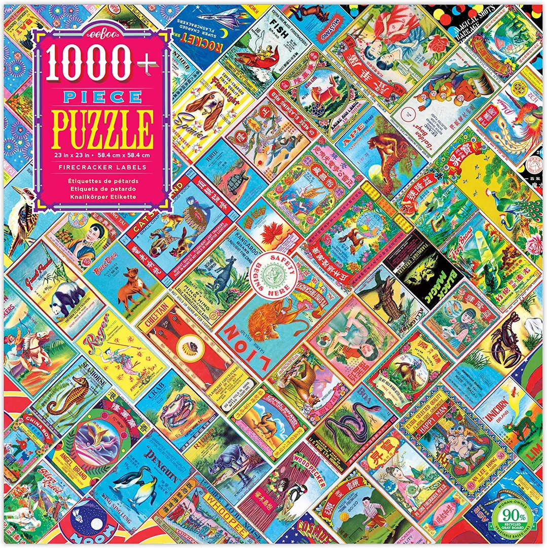 Firecracker Labels 1008 Piece Puzzle