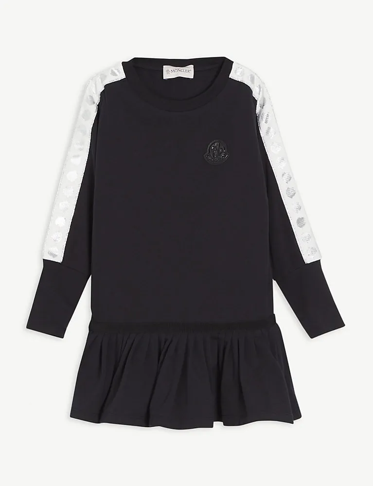 Moncler Frill Skirt Cotton Dress