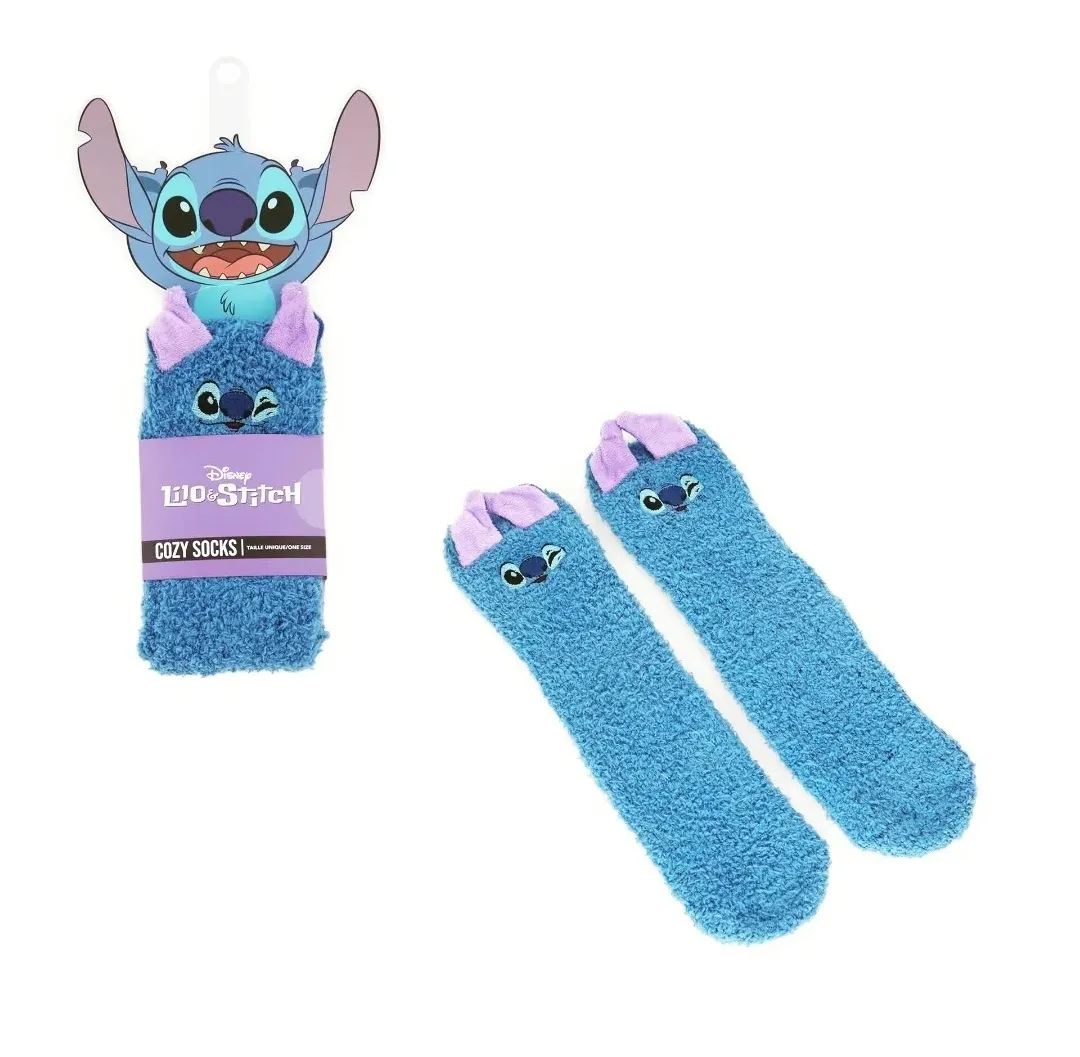 Disney Stitch Fluffy Socks