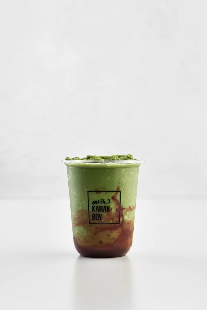 Strawberry Matcha Frappe