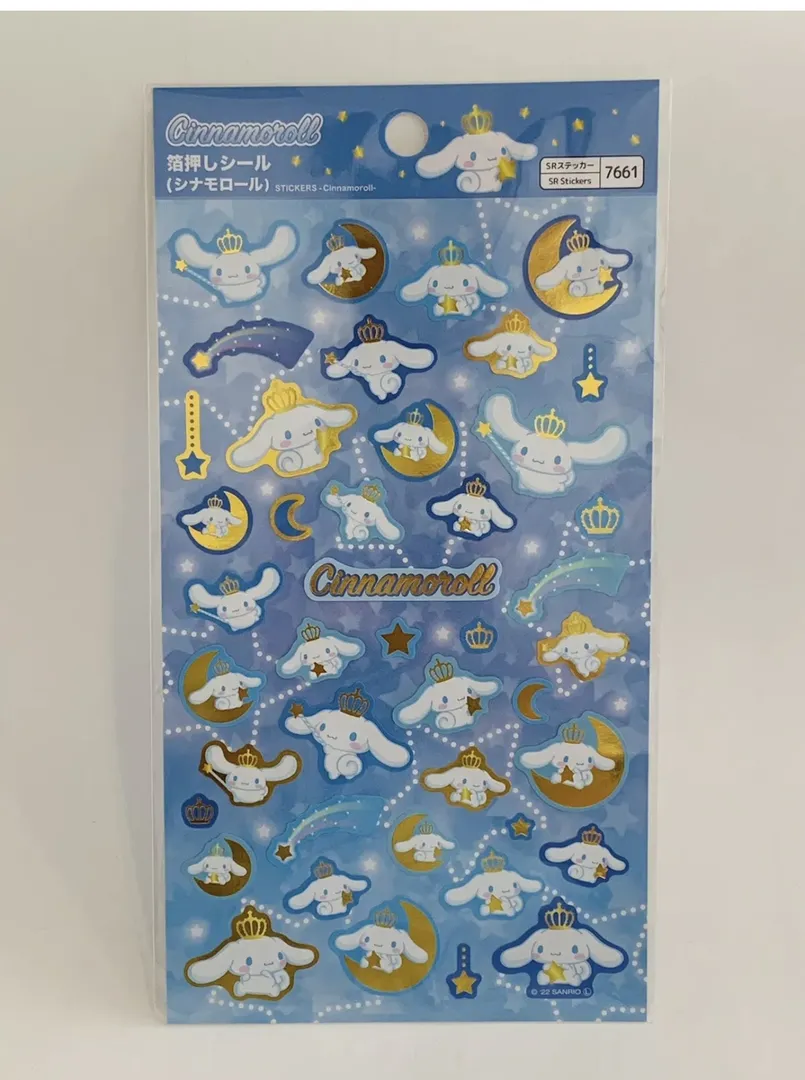 Cinnamon roll sticker sheet