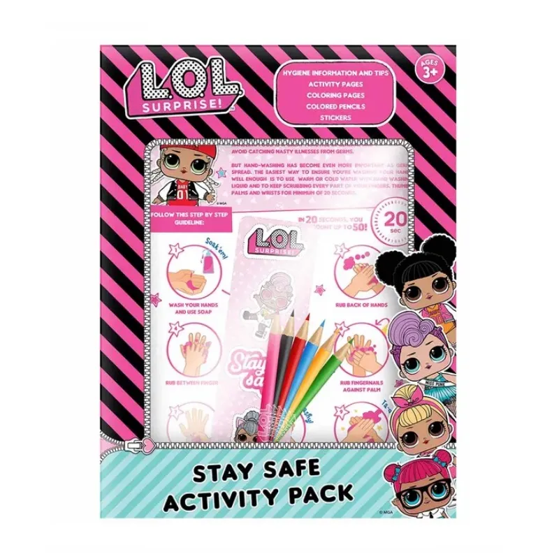 L.O.L. Surprise Stay Safe Activity Pack