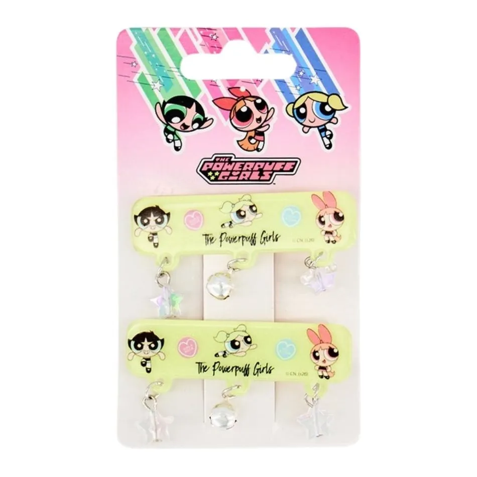 The Powerpuff Girls Hair Clips With Charms - 2 PCS